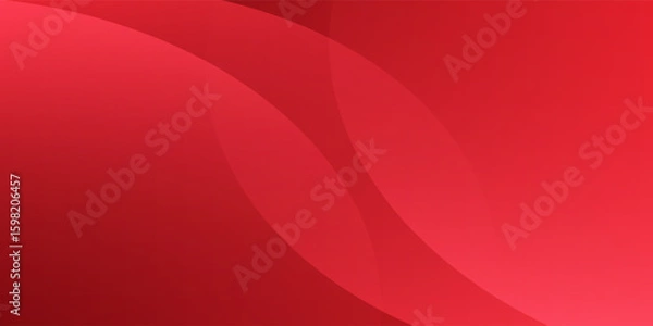 Fototapeta Red abstract background. Dynamic shapes composition