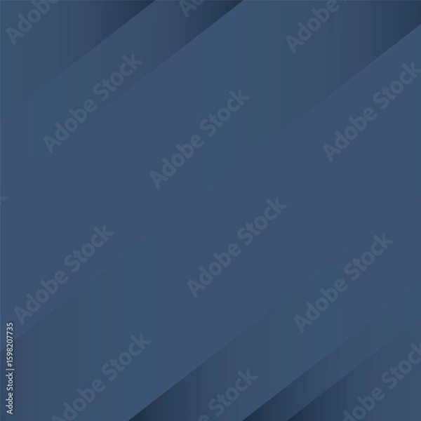 Obraz Abstract dark blue Colored Background with Diagonal Stripes. Vector Geometric Minimal Pattern. Modern Sleek Texture