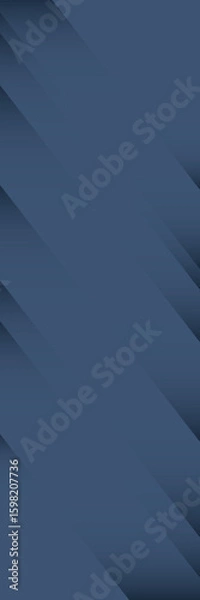 Obraz Abstract dark blue Colored Background with Diagonal Stripes. Vector Geometric Minimal Pattern. Modern Sleek Texture