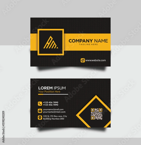 Obraz Simple Company Business Card Design