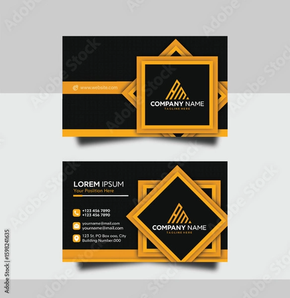 Obraz Simple Company Business Card Design