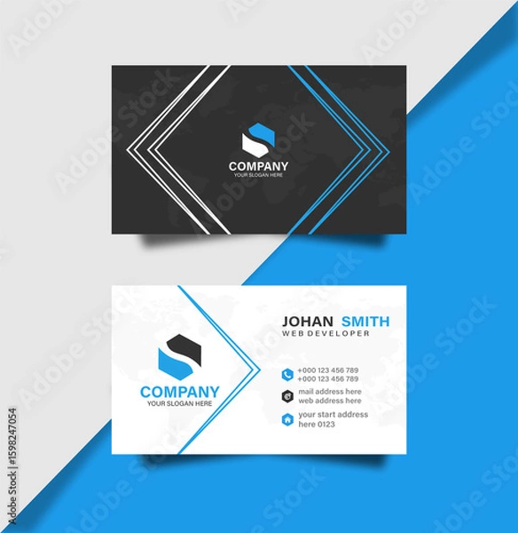 Obraz Simple Company Business Card Design