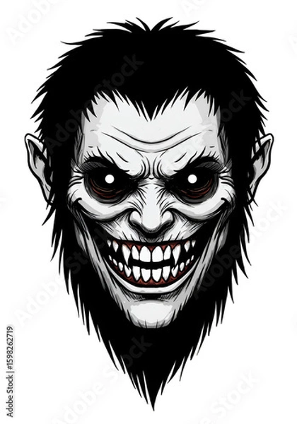 Obraz Pixel Art Illustration of a Horror Monster