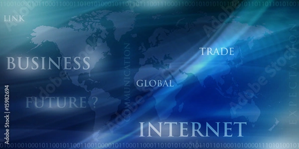 Obraz Global World and Future...