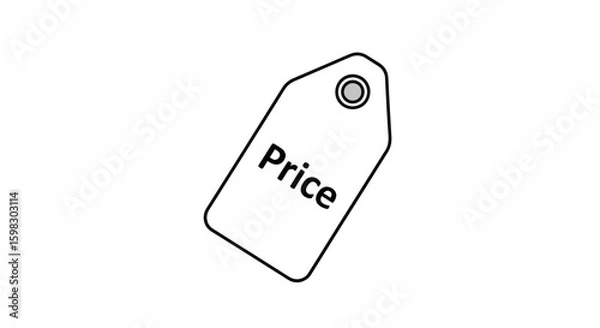 Fototapeta price tag