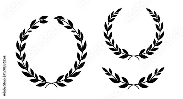 Obraz laurel wreath vector illustration