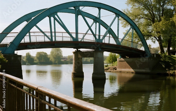 Fototapeta bridge over the river thames