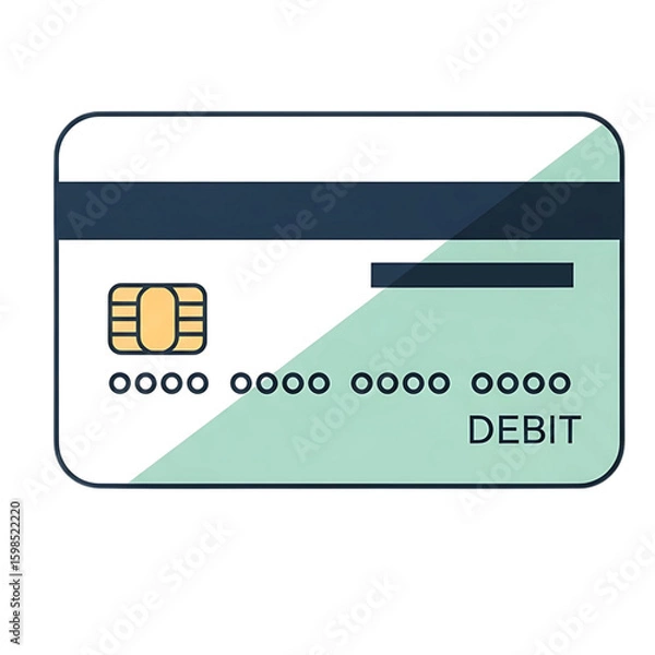 Obraz vector credit card icon