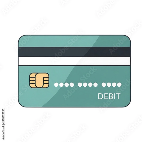 Obraz vector credit card icon