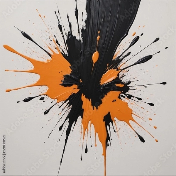 Fototapeta grunge ink splat