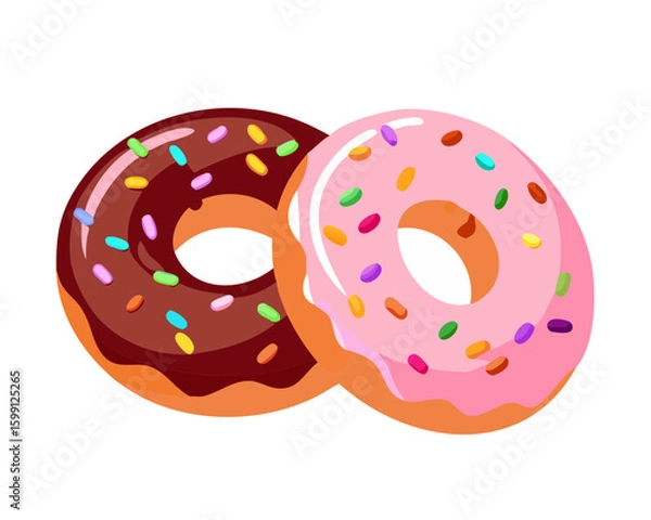 Fototapeta donut with sprinkles