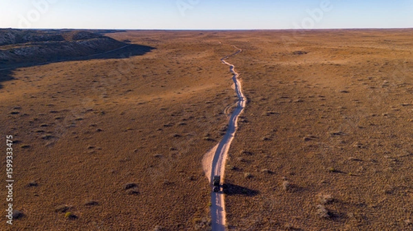 Obraz coastal 4wd driving track 