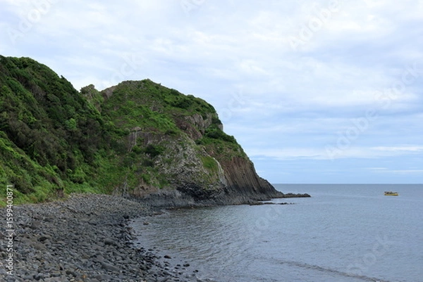 Obraz 福岡県糸島市の断崖の風景