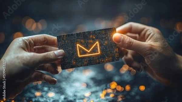 Fototapeta Digital Mail Exchange: Secure and Fast Communication