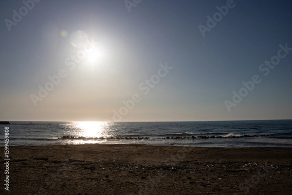 Obraz 春の太陽を反射する海