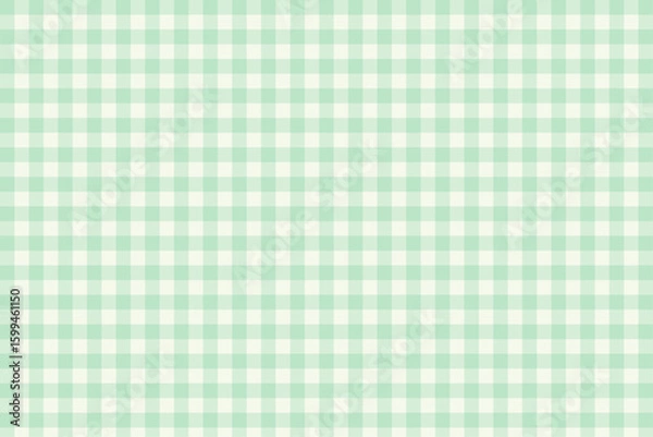 Obraz Green checkered backing with a pattern background