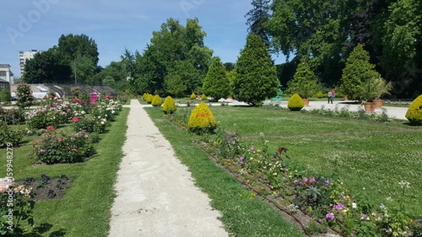 Obraz jardin fleurie