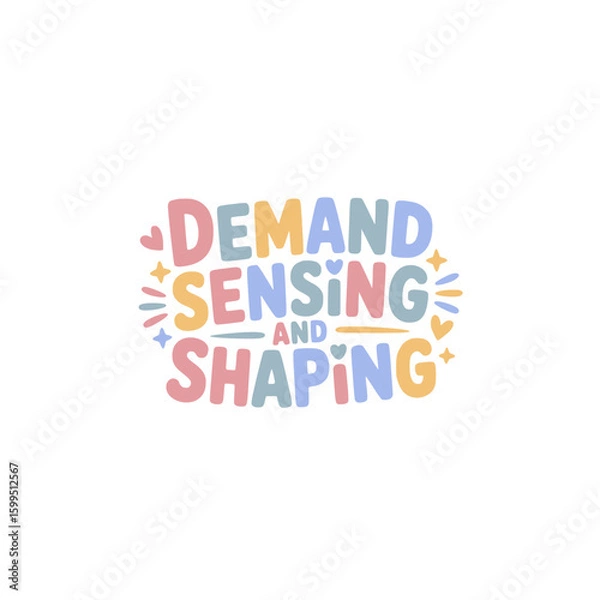 Obraz Demand Sensing And Shaping Sticker