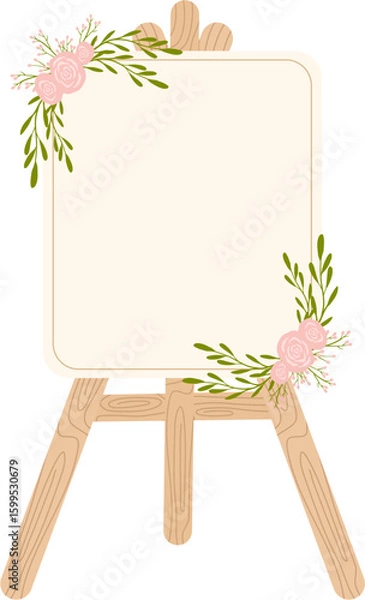 Obraz Wedding Stand Illustration