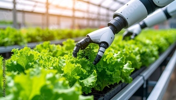 Obraz watering the garden