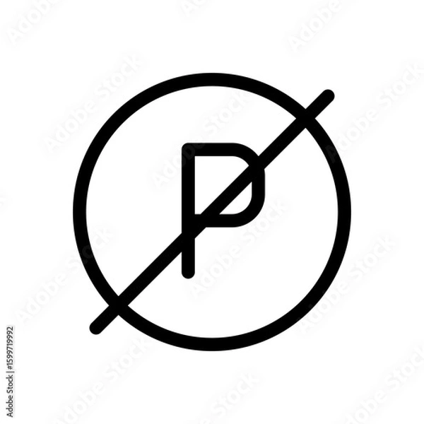 Fototapeta do not parking