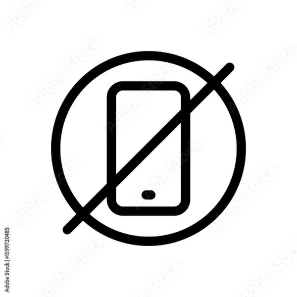 Fototapeta disable phone