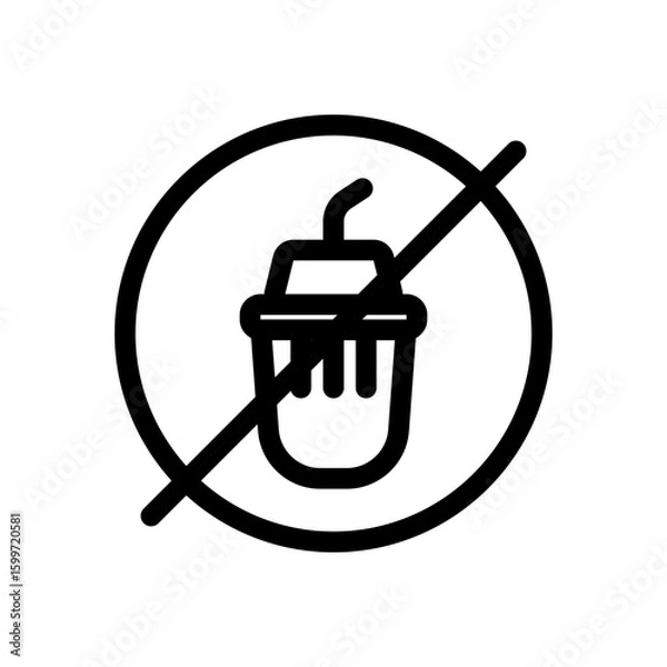 Fototapeta do not drink