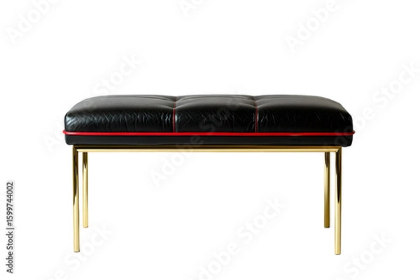 Obraz a beautiful bench on transparent