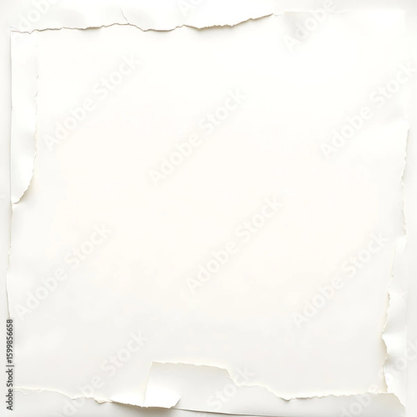 Fototapeta Crumpled paper, Wrinkled texture, Distorted, Rough, Grungy, Imperfect, Abstract, Pattern, Background, Design, Art, Concept, Aged, Old, Vintage, Damaged, Creased, Folded, White, Gray, Textured, Surface