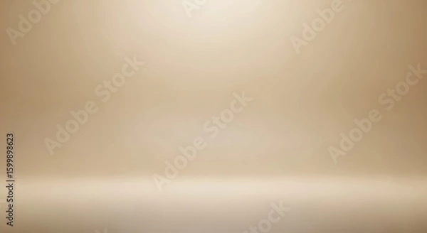 Fototapeta Soft Brown Gradient Background for Product Display or Studio Portrait