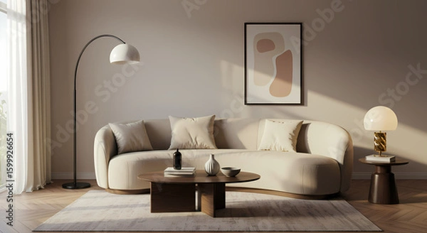 Fototapeta modern living room interior