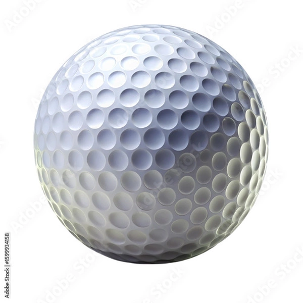 Obraz golf ball isolated on transparent background