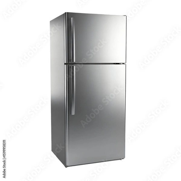 Obraz Refrigerator isolated on transparent background.