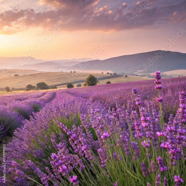 Obraz 4K Lavender Garden