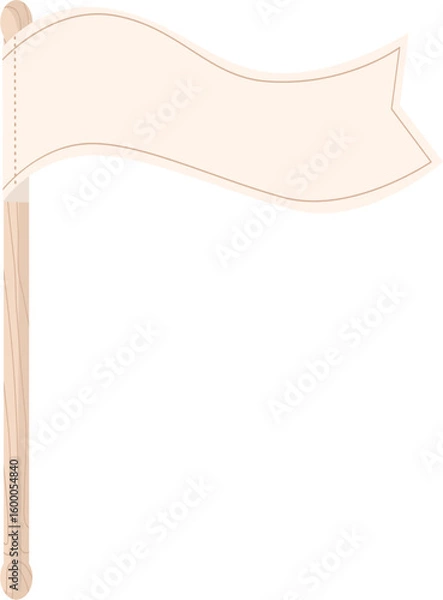 Obraz Pennant Flag Illustration