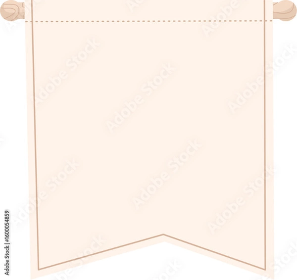 Obraz Pennant Flag Illustration