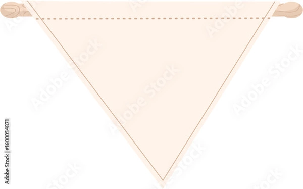 Obraz Pennant Flag Illustration