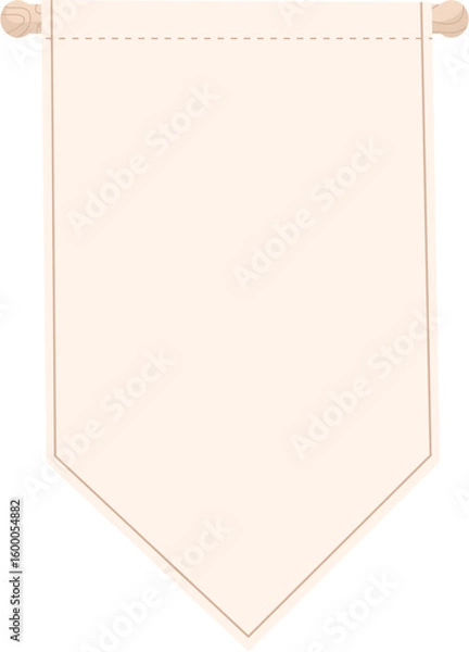 Obraz Pennant Flag Illustration