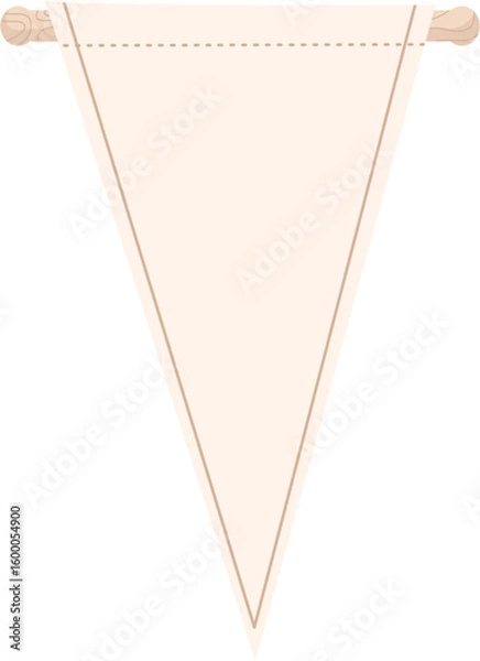 Obraz Pennant Flag Illustration