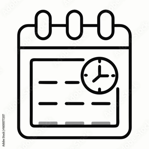 Obraz vector calendar icon