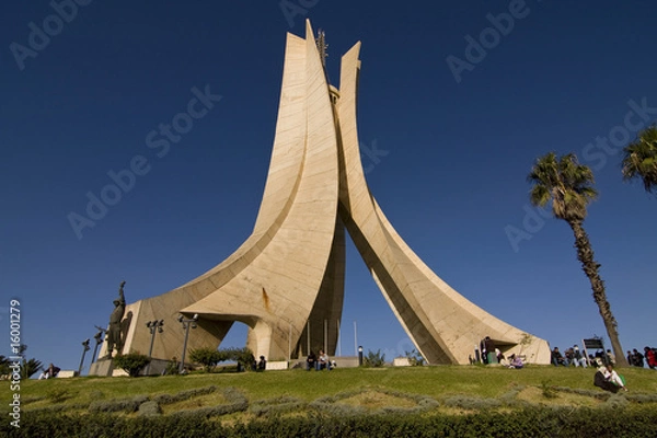Obraz Monument des martyrs, in the capital of Algeria