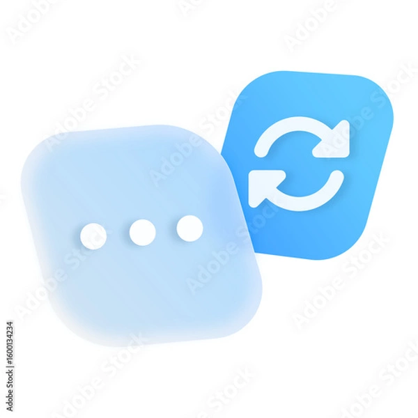 Fototapeta 3D Box Rectangle Glassmorphism UI Icon Sign and Symbol Design Illustrator Png Svg