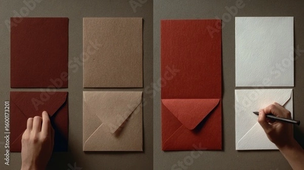 Obraz Envelopes in various colors