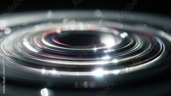 Obraz Abstract swirling concentric circles