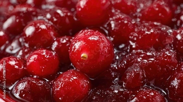 Obraz Close-up cranberry sauce