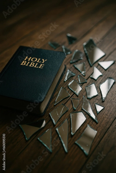 Obraz Religious Symbolism of Brokenness and Redemption