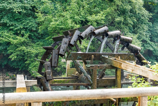 Fototapeta Wasser Rad