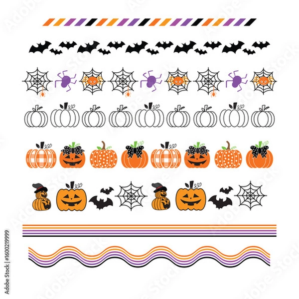 Fototapeta Halloween Border