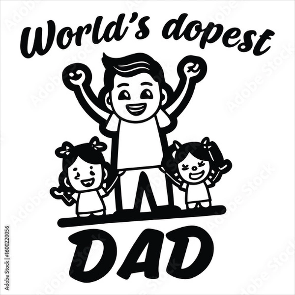 Fototapeta Dad Vector 