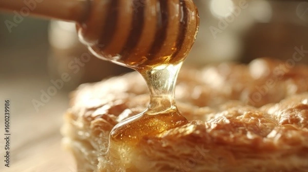 Obraz Honey Drizzled Pastry